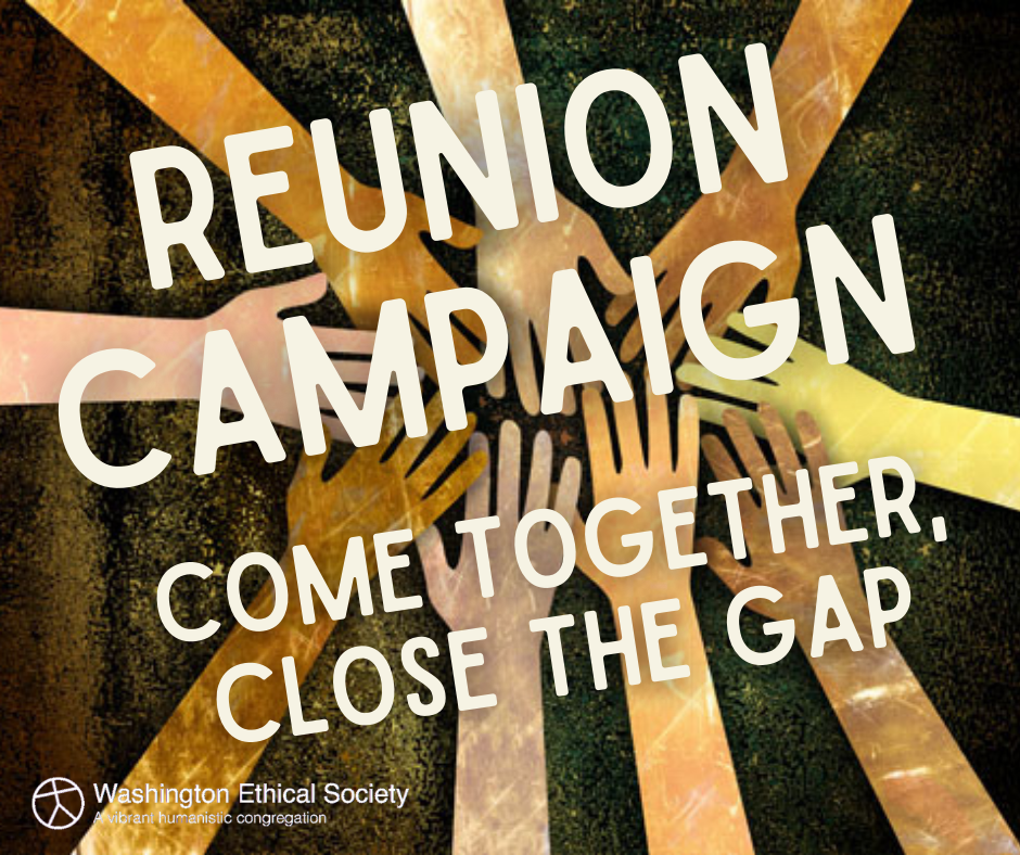 Closing the Gap Campaign Results - Washington Ethical Society